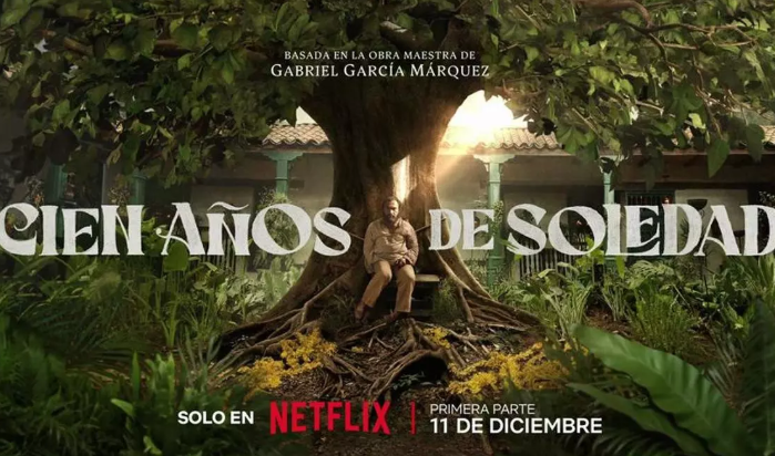 Banner promocional de la serie que estrenó el 11 de diciembre de 2024, “Cien años de soledad”. Banner promocional de la serie que estrenó el 11 de diciembre de 2024, “Cien años de soledad”.