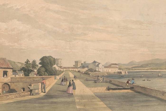 Otis, Fessenden N. & Parsons, Charles: Vista de la ciudad de Panamá –desde las murallas-. Otis, Fessenden N. & Parsons, Charles: Vista de la ciudad de Panamá –desde las murallas-.