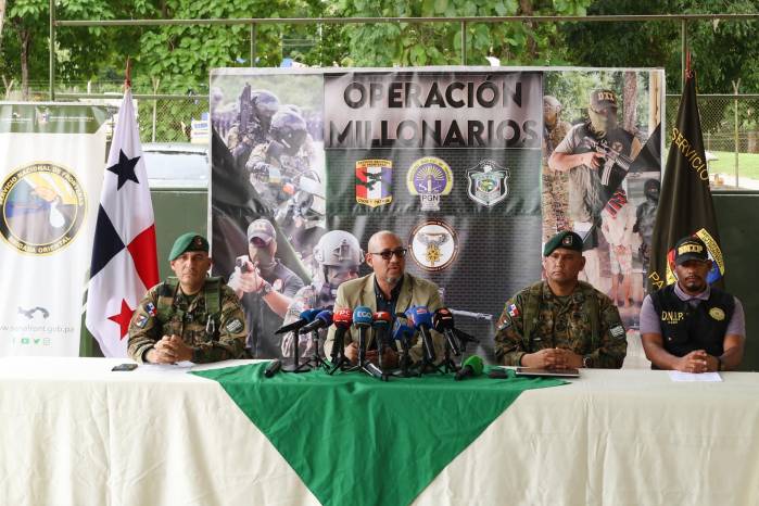 Las autoridades policiales y judiciales explicaron en conferencia de prensa la operación “Millonario”. Las autoridades policiales y judiciales explicaron en conferencia de prensa la operación “Millonario”.