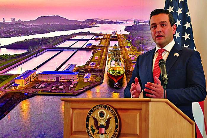 EE.UU. discute con gobierno de Mulino paso gratis por el Canal, según embajador EE.UU. discute con gobierno de Mulino paso gratis por el Canal, según embajador