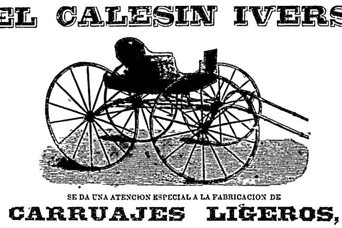 Calesin Ivers era un fabricante de carruajes ligeros, cómodos, durables y de largo servicio. North Cambridge Massachusetts Calesin Ivers era un fabricante de carruajes ligeros, cómodos, durables y de largo servicio. North Cambridge Massachusetts