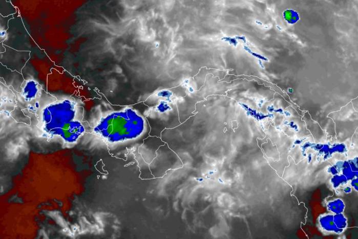 Imagen satelital del Instituto de Meteorología e Hidrología de Panamá. Imagen satelital del Instituto de Meteorología e Hidrología de Panamá.