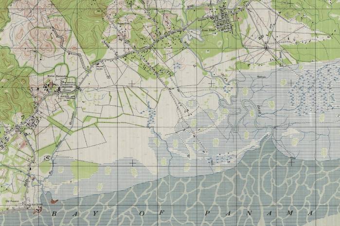 Este plano de 1943 muestra las transformaciones que empezaban a darse en los humedales que iban desde el río Matías Hernández hacia el río Juan Díaz, durante la década de 1940, cuando se iniciaba el proceso de expansión urbana hacia el este. Este plano de 1943 muestra las transformaciones que empezaban a darse en los humedales que iban desde el río Matías Hernández hacia el río Juan Díaz, durante la década de 1940, cuando se iniciaba el proceso de expansión urbana hacia el este.