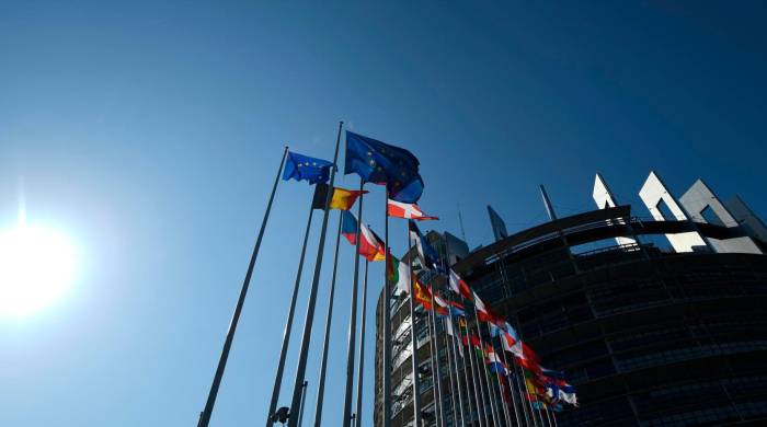 Vista exterior de archivo del Parlamento Europeo. EFE/ Patrick Seeger