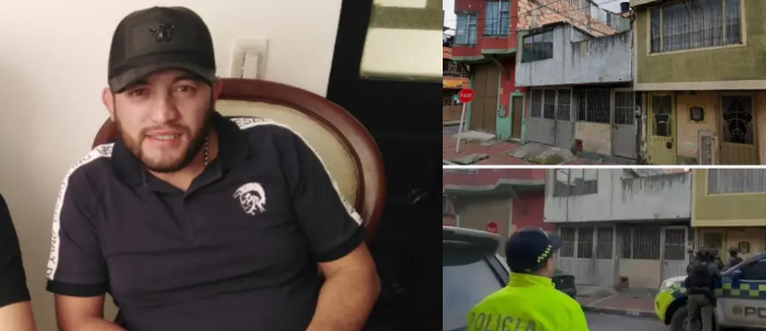 A la izquierda, una imagen de alias El Costeño señalado como la mente creativa detrás del atentado en contra de Miguel Uribe Turbay. A la derecha, una imagen de la residencia de Arteaga localizada en el barrio El Muelle, Engativá. A la izquierda, una imagen de alias El Costeño señalado como la mente creativa detrás del atentado en contra de Miguel Uribe Turbay. A la derecha, una imagen de la residencia de Arteaga localizada en el barrio El Muelle, Engativá.
