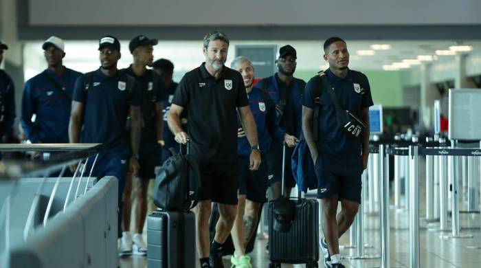 La selección de Panamá a su arribo tras su participación en la Copa América. La selección de Panamá a su arribo tras su participación en la Copa América.