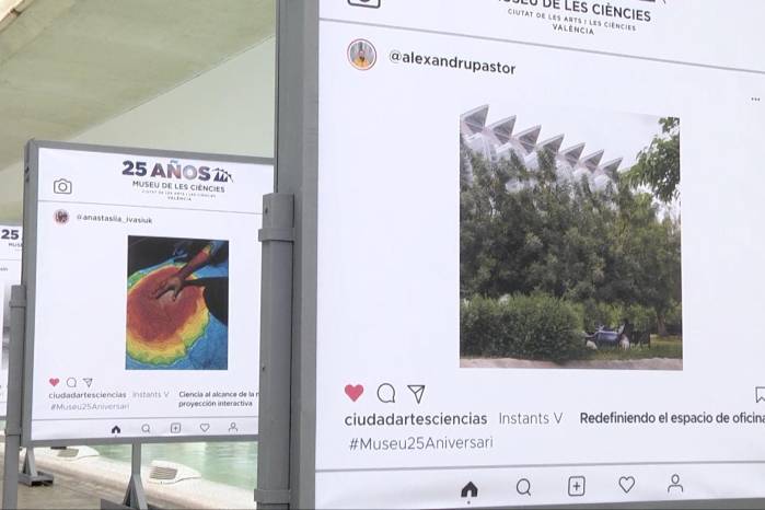 Imagen de la exposición fotográfica 'Instants' en la Ciudad de las Artes y las Ciencias de Valencia. Imagen de la exposición fotográfica 'Instants' en la Ciudad de las Artes y las Ciencias de Valencia.