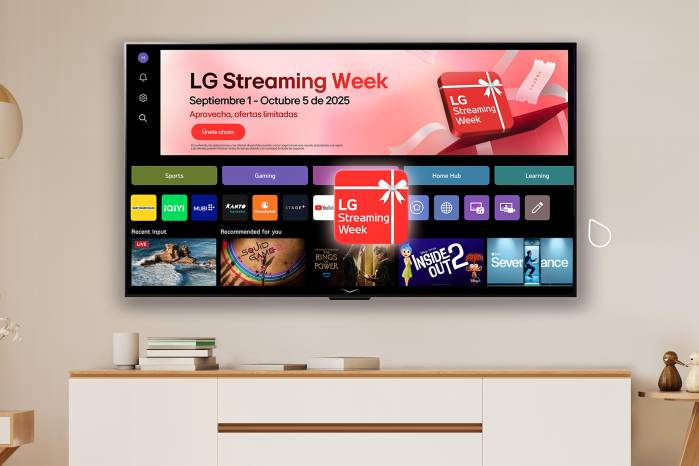 La LG Streaming Week 2025 convierte el televisor en un centro de entretenimiento personalizado. La LG Streaming Week 2025 convierte el televisor en un centro de entretenimiento personalizado.