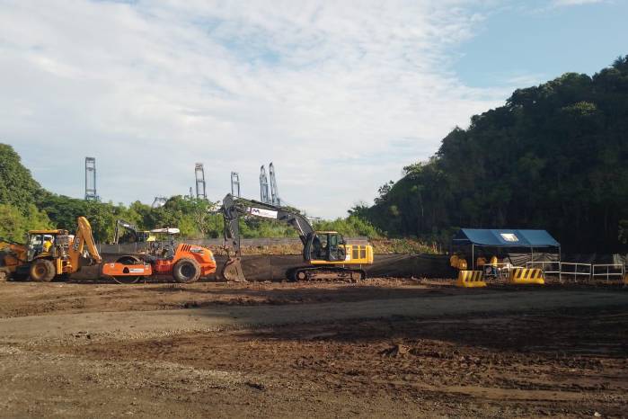 Incio de obra de construcción del cuarto puente sobre el Canal de Panamá. Incio de obra de construcción del cuarto puente sobre el Canal de Panamá.