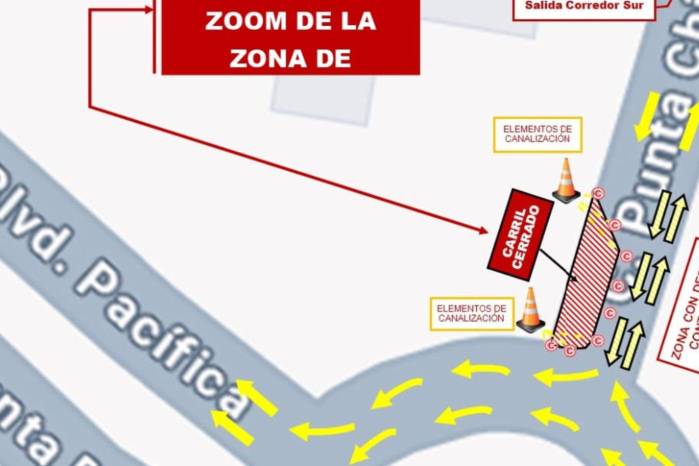 Cierre total de un carril. | Redes sociales del Idaan Cierre total de un carril. | Redes sociales del Idaan