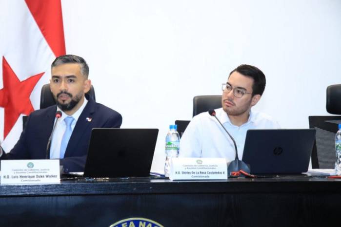 Diputado Luis Duke, de la coalición independiente Vamos, en la subcomisión de la Comisión de Gobierno, Justicia y Asuntos Constitucionales de la Asamblea Nacional. Diputado Luis Duke, de la coalición independiente Vamos, en la subcomisión de la Comisión de Gobierno, Justicia y Asuntos Constitucionales de la Asamblea Nacional.