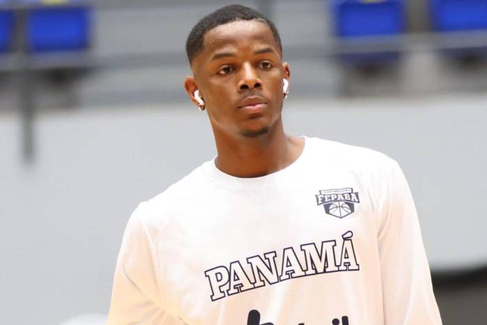 Iverson Molinar, figura de la selección de baloncesto de Panamá. Iverson Molinar, figura de la selección de baloncesto de Panamá.