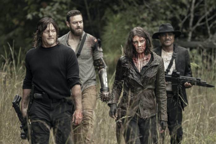 Escena de la famosa serie The Walking Dead. Escena de la famosa serie The Walking Dead.