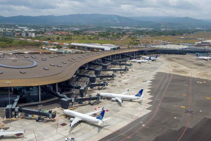 Vista panorámica del Aeropuerto Internacional de Tocumen. Vista panorámica del Aeropuerto Internacional de Tocumen.