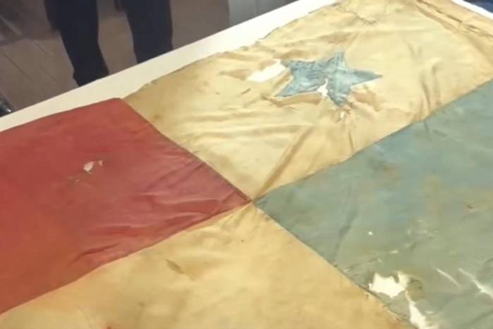‘Bandera herida’ | Su restauración se extenderá por 18 meses en España ‘Bandera herida’ | Su restauración se extenderá por 18 meses en España