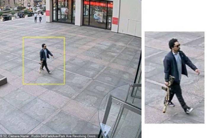 Imagen del atacante en Manhattan. Imagen del atacante en Manhattan.