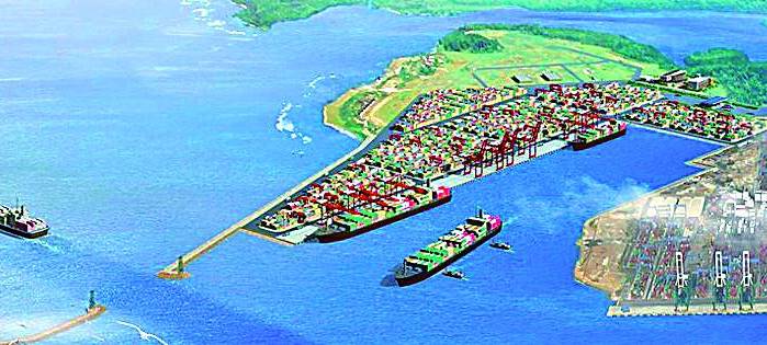 Un mapa conceptual de lo que sería el puerto de contenedores en isla Margarita. Un mapa conceptual de lo que sería el puerto de contenedores en isla Margarita.