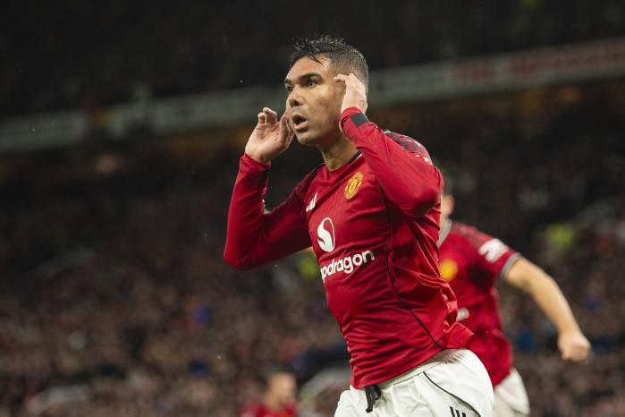 El centrocampista brasileño Casemiro, del Manchester United. El centrocampista brasileño Casemiro, del Manchester United.