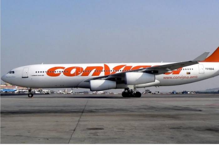 El avión de Conviasa aterrizó este 24 de agosto nuevamente en Nicaragua a las 4:22 p.m. y regresó a Caracas a las 7:16 p.m. El avión de Conviasa aterrizó este 24 de agosto nuevamente en Nicaragua a las 4:22 p.m. y regresó a Caracas a las 7:16 p.m.