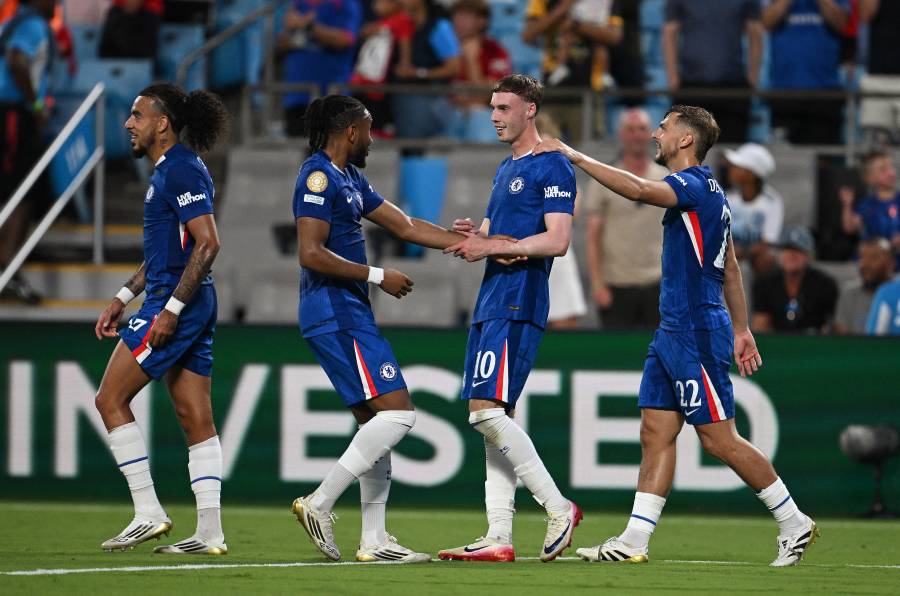 Jugadores del Chelsea celebrando uno de los goles en la victoria 4-1 sobre el Benfica. Jugadores del Chelsea celebrando uno de los goles en la victoria 4-1 sobre el Benfica.