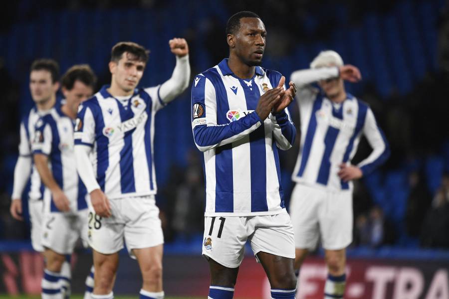 El delantero de la Real Sociedad, Sheraldo Becker. El delantero de la Real Sociedad, Sheraldo Becker.