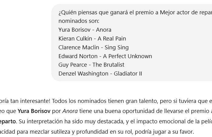 La herramienta de IA predice a Yura Borisov como el Mejor actor de reparto para los Critics Choice Awards. La herramienta de IA predice a Yura Borisov como el Mejor actor de reparto para los Critics Choice Awards.