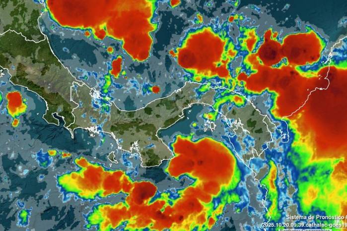 imagen actualizada de satélite GOES-16 (banda infrarroja 500m) para Panamá y Costa Rica imagen actualizada de satélite GOES-16 (banda infrarroja 500m) para Panamá y Costa Rica