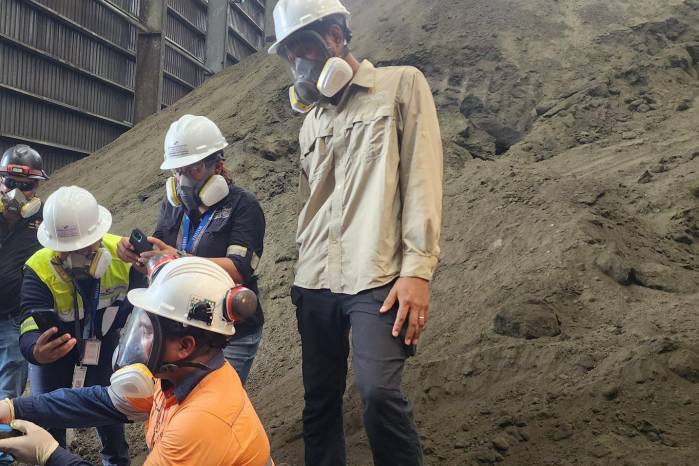 Inspección integral en las instalaciones de la mina Cobre Panamá. Inspección integral en las instalaciones de la mina Cobre Panamá.