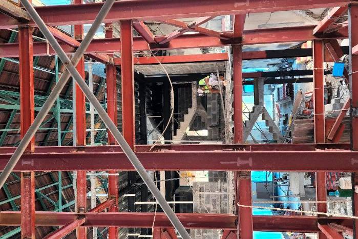 Museo Antropológico Reina Torres de Araúz, Interiores en obras, julio de 2022, los trabajos se suspendieron poco después. Museo Antropológico Reina Torres de Araúz, Interiores en obras, julio de 2022, los trabajos se suspendieron poco después.
