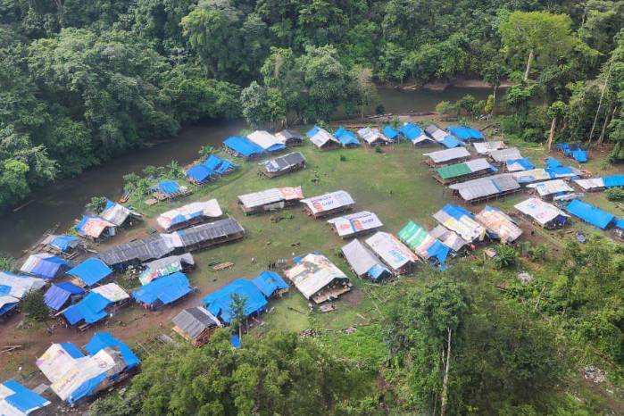 Este campamento, según las investigaciones preliminares, era utilizado como centro de acopio para los migrantes. Este campamento, según las investigaciones preliminares, era utilizado como centro de acopio para los migrantes.