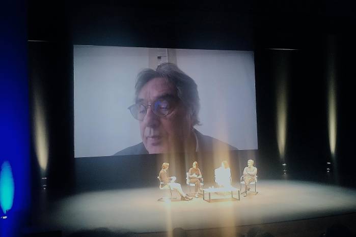 El filme se presentó en la Universidad de Navarra, en España.