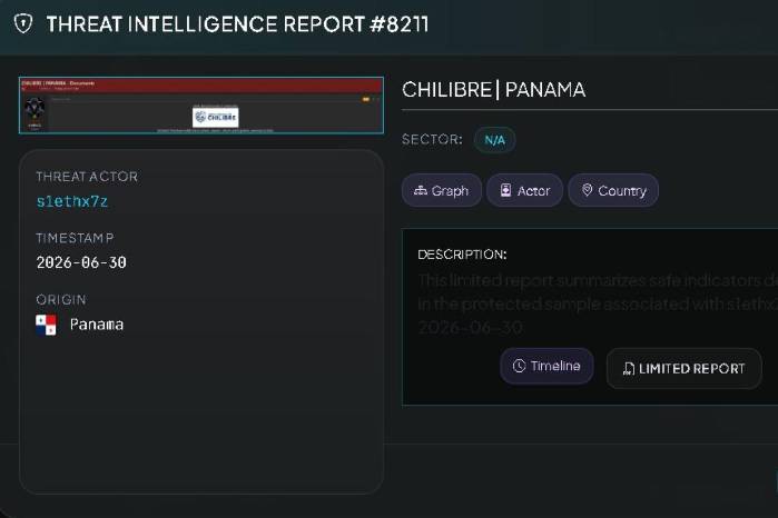 Alerta de inteligencia cibernética por exfiltración de datos reclama a gobierno local en la Junta Comunal de Chilbre.