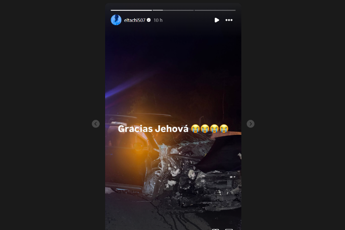 El Tachi reaparece tras accidente en Chiriquí y hace un llamado a la prudencia