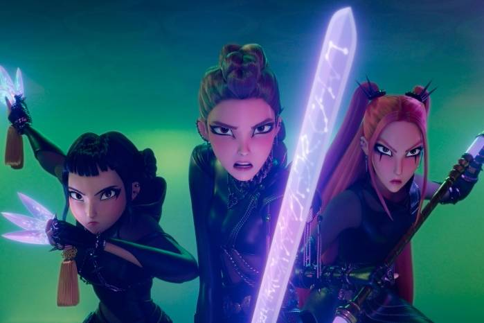 Imagen cedida por Netflix que muestra un fragmento de la película ‘KPop Demon Hunters’.