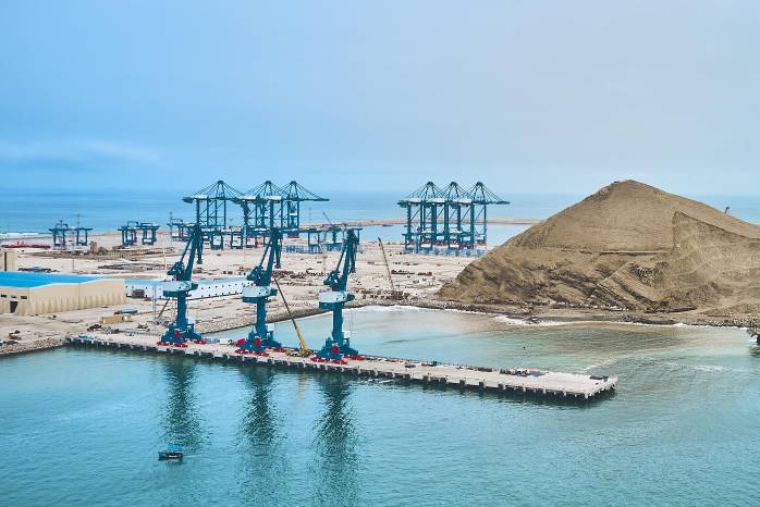 El puerto de Chancay es uno de los principales proyectos portuarios impulsados por capital chino en Sudamérica.
