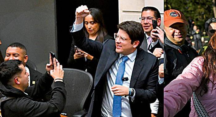 Miguel Uribe Turbay y Juan Daniel Oviedo