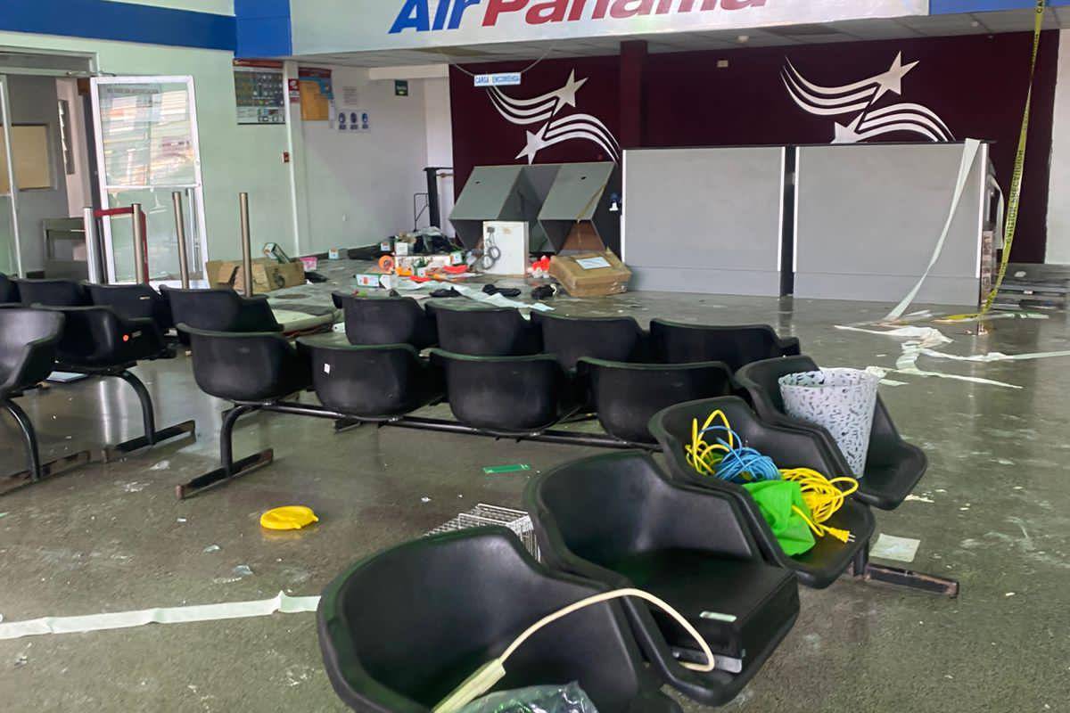 Suspenden operaciones en la terminal de Changuinola por actos de vandalismo