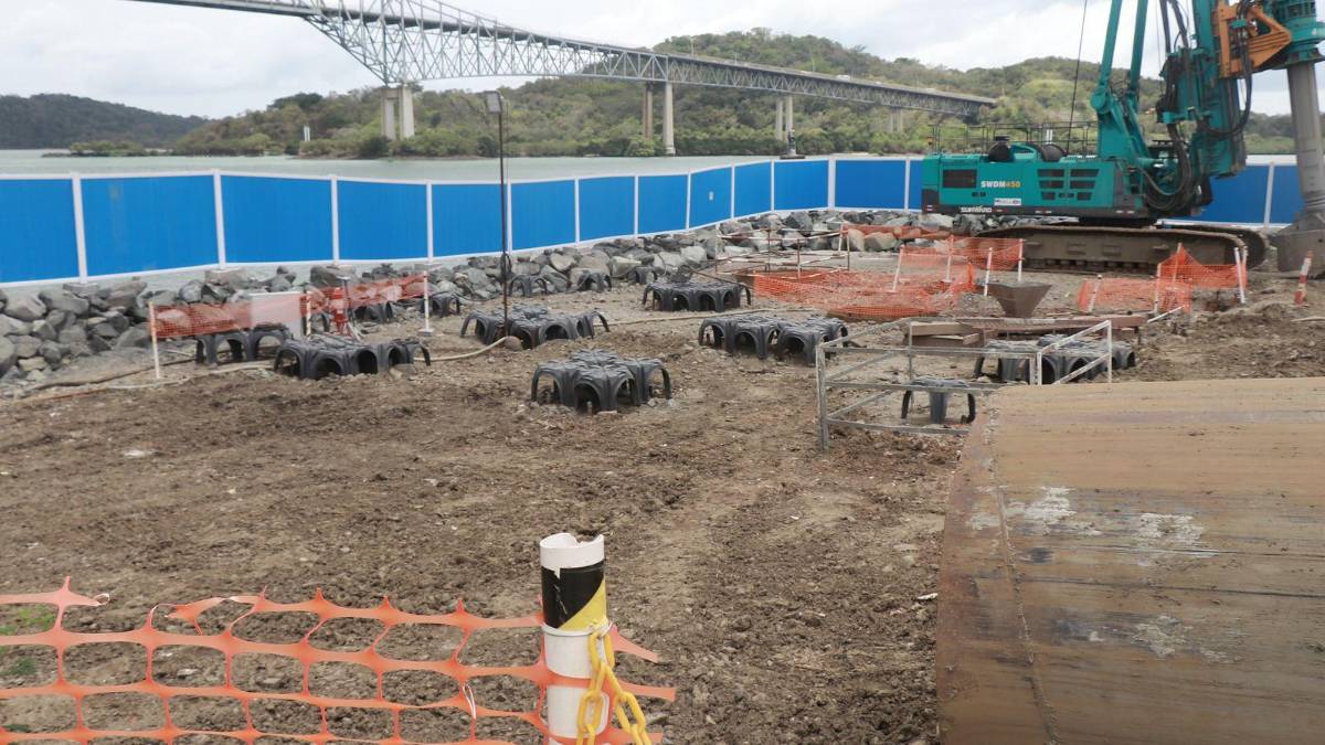 Obras del cuarto puente sobre el Canal tiene un 20% de avance