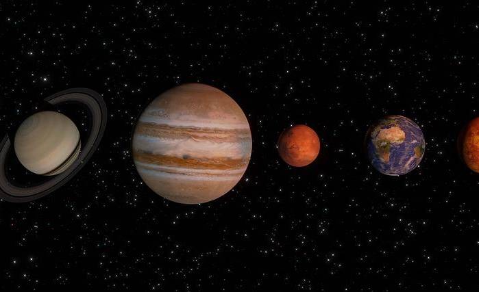 Planetas del sistema solar.