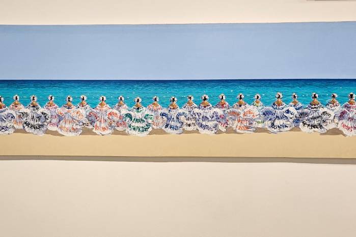 ‘Baile típico frente al mar’, Pascual Rudas.