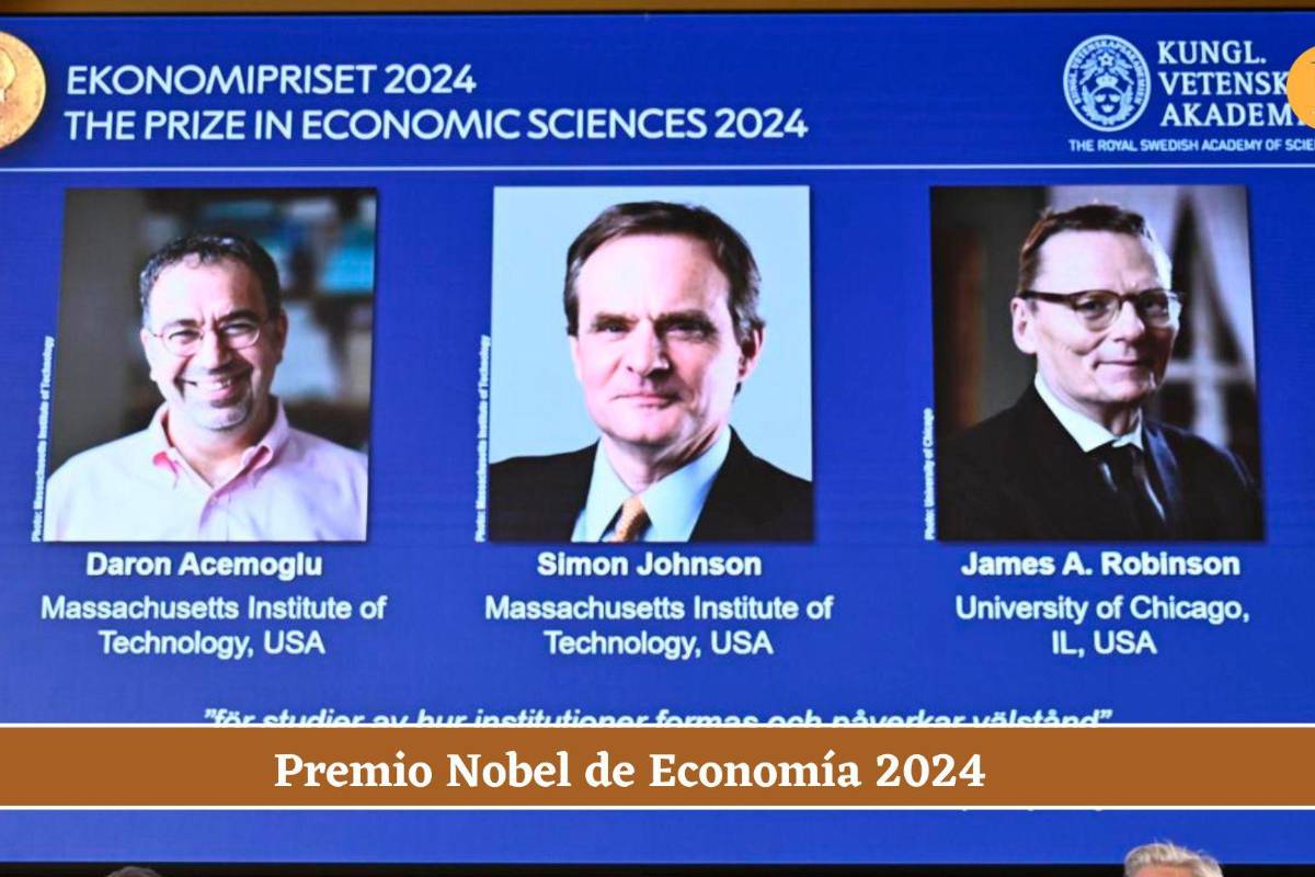 Daron Acemoglu, Simon Johnson y James Robinson, Premio Nobel de Econom&iacute;a 2024