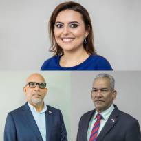 De izq. a der.: Alberto Ostía Pérez, Candice Herrera y Hamed Tuñón.