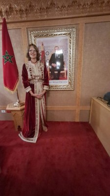 La embajadora del Reino de Marruecos en Panamá, Bouchra Boudchiche.