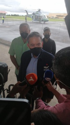 Presidente de la República Laurentino Cortizo llega a Penonomé