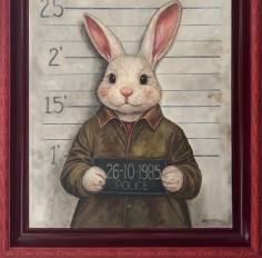 ‘El Bandido’, óleo sobre lienzo de Karina Nicholson.