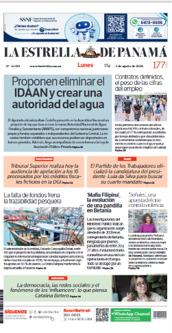 Portada del impreso del 3 de agosto de 2026