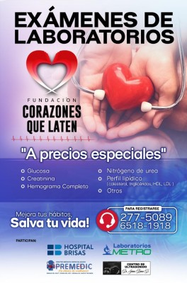 Campñana de la Fundación Corazones que Laten.