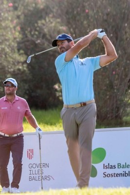 El golfista español Jorge Campillo participa en el Mallorca Open de Golf en Santa Ponsa (Islas Baleares).