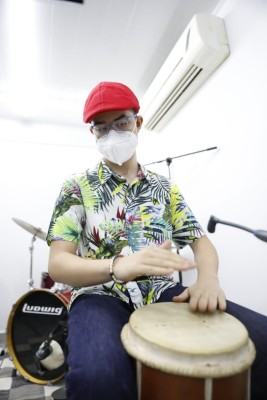 La apertura de la nueva sede de la Fundación Danilo Pérez estuvo amenizada por música de jazz.