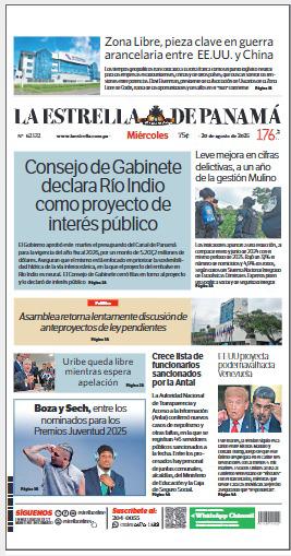 Portada del impreso del 20 de agosto de 2025